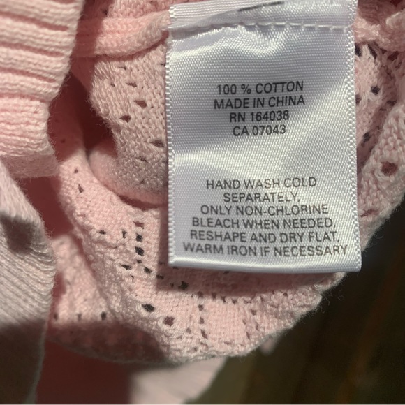 Colour Eighteen Cute Pink Cardigan size Medium - Picture 10 of 16